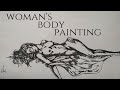 Womans body painting title the dreams is alive  by xartist