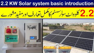 2.2KW Off Grid solar system installation with JA solar panels and Inverex Aerox 2.2kw solar inverter