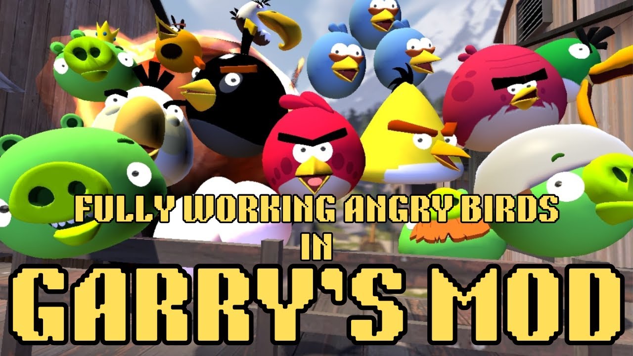 Functioning Angry Birds In Garry's Mod