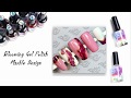 Blooming Gel Nail Art Marble Design