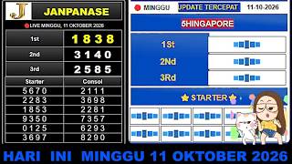 🔴LIVE DRAW SGP MINGGU 11 OKTOBER 2026 | LIVE DRAW SGP HARI INI | LIVE SGP | LIVE DRAW SGP TERCEPAT