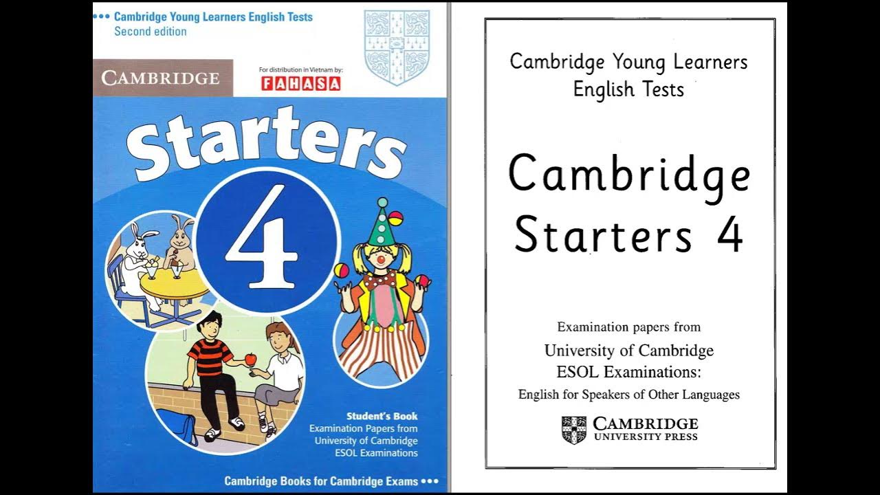 Starter слушать. Cambridge Test Starters. Cambridge Starter задания. Starters Cambridge Test 3. Cambridge 4 Listening Tapescript.