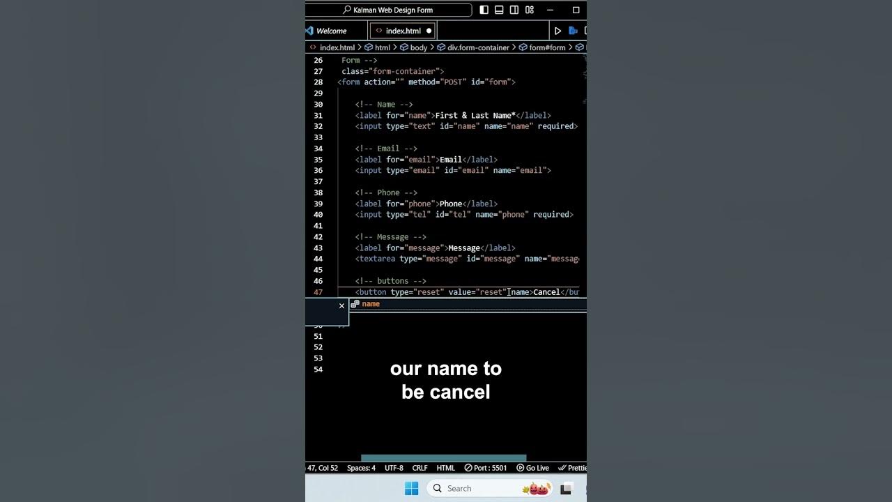 Html form buttons redefined cancel and submit excellence html 