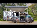 Orion motors 365   kitchen and swivel fridge