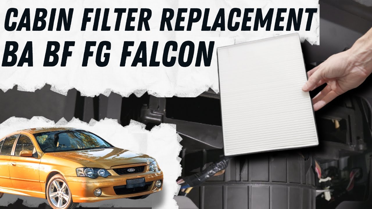 How To: Replace The Cabin Filter in a BA BF & FG Falcon - YouTube