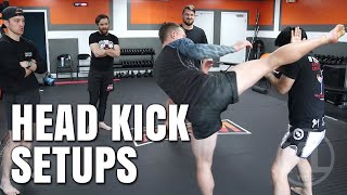 How To Land Head Kicks | Amazing KO Setups