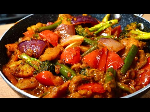Veg kadai, from the video