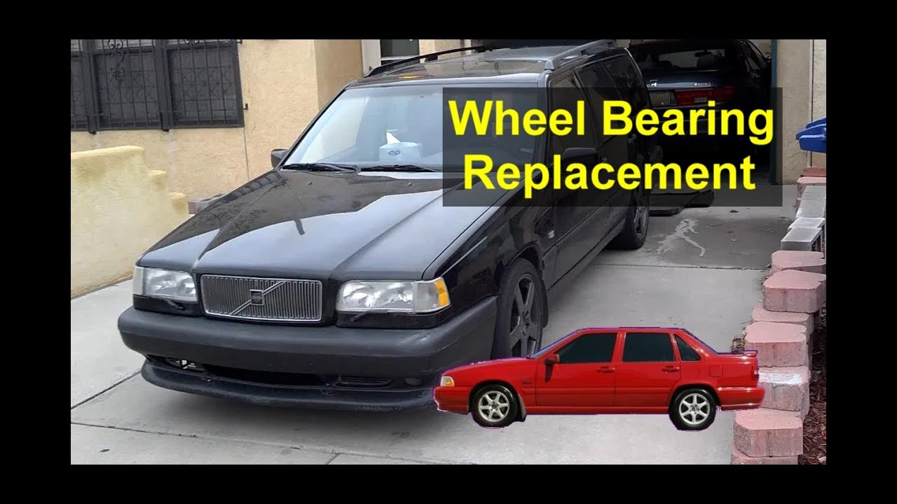 Front wheel bearing hub replacement, Volvo 850, S70, V70 - VOTD