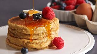 High Protein Cottage Cheese Pancakes | Flourless | How Tasty Channel Fluffy Delicious High Protein Cottage Cheese Pancakes Easy Recipe