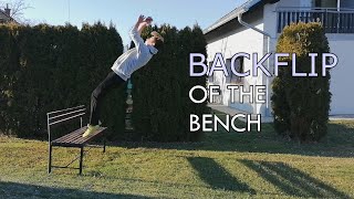My Backflip Of The Bench Progression!(I LEARNED IT IN 15 MINUTES)