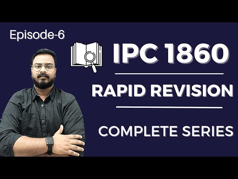 Rapid Revision Of Indian Penal Code 1860 By Sonu Sir | Taget MP PSC(J),DJS,GJS.. | Part-6
