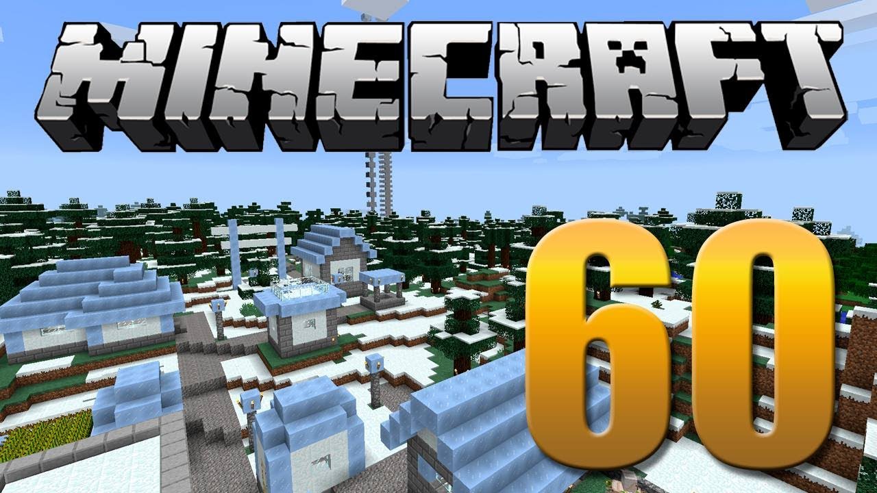 reup Vila da neve - Minecraft Em busca da casa automática #60.