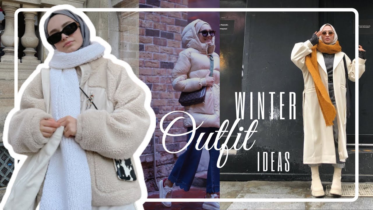 CASUAL & TRENDY WINTER OUTFIT IDEAS l WINTER hijabwear outfits 2022