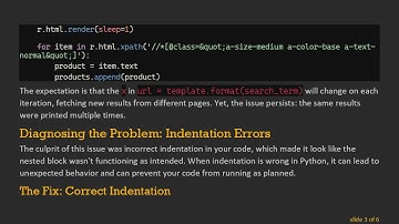 Understanding Python’s Nested for Loop to Scrape Data from Amazon