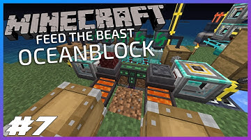 FTB OceanBlock Ep.7 Basalt & Netherrack Sluicing
