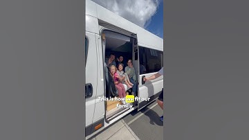 Family Of 7 Van Tour - How We Fit 7 People In a Campervan. #vantour #vanconversion #vanlife #viral