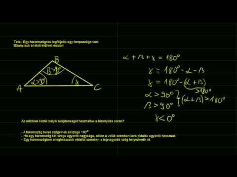 Videó: Hogyan Lehet Azonosítani A Tompás és Hegyesszögű Háromszögeket