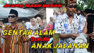 Acara Maen Besan Persatuan Kasti Gentar Alam Dengan Anak Jalanan