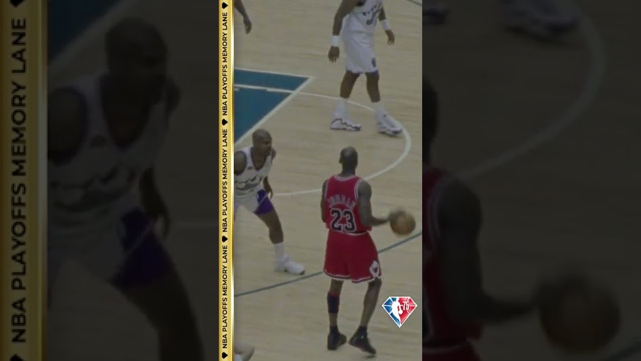 Michael Jordan's ICONIC Game-Winning Stepback Jumper In The 1998 NBA Finals  🚨 - YouTube