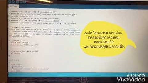 Cpe100  ทดลองสั่งควบคุมหลอด led และแสดงผลsensor วัดอุณหภูมิและความชื้น(DHT22)  by blynk