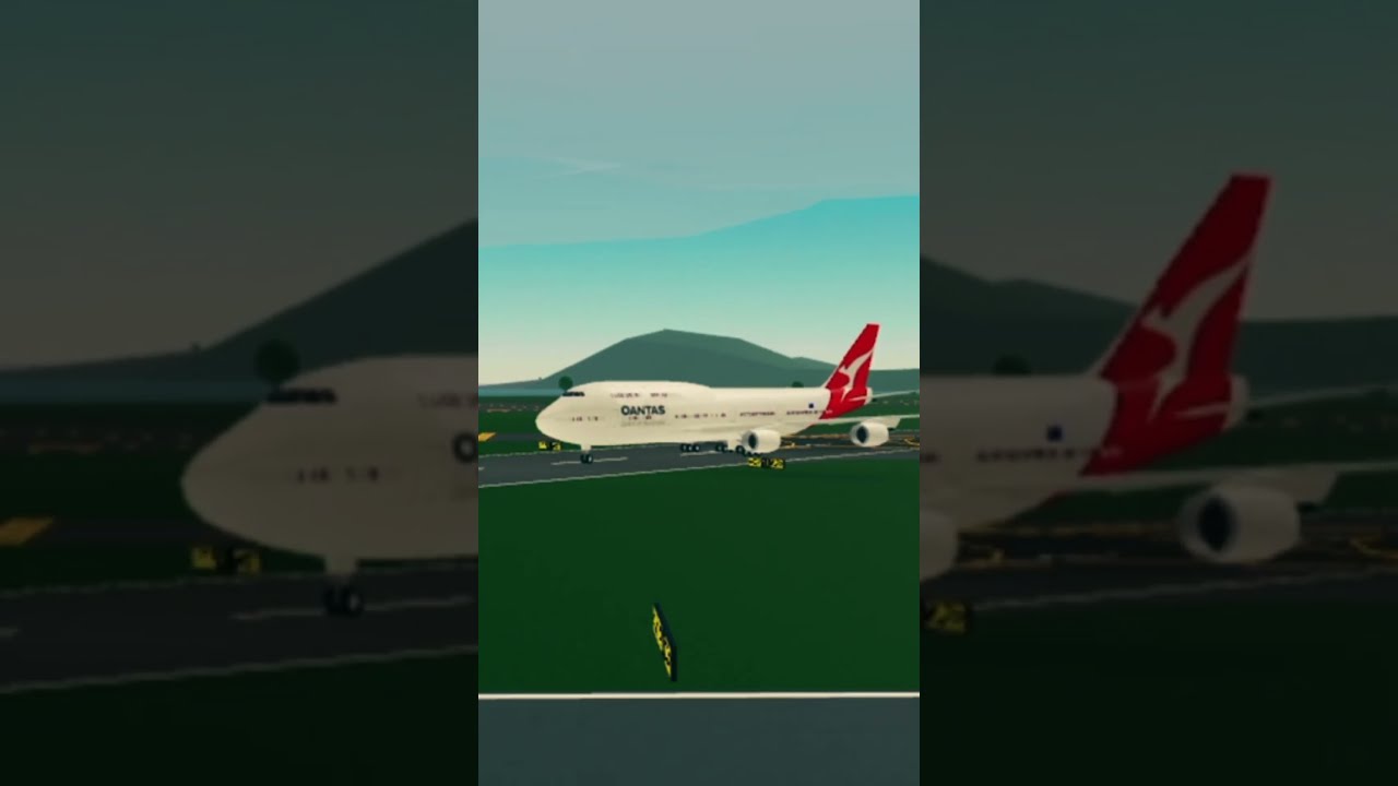 Last Qantas 747 Flight Roblox Edition Ptfs Boeing747 Aviation Sad