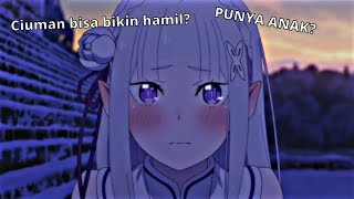 ketika Emilia hamil anaknya Subaru😏? || Re:zero || Jedag jedug anime ||