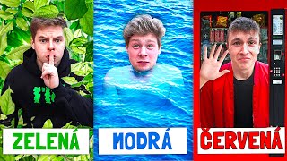 POUŽÍVÁME JEN JEDNU BARVU PŘI HŘE NA SCHOVÁVANOU!  😱🤩 **šílené**