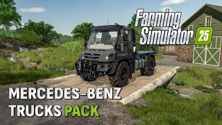 картинка: Farming Simulator 25 — Смотрим Mercedes-Benz Trucks Pack
