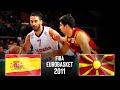 Spain 🇪🇸 v North Macedonia 🇲🇰 | SEMI-FINAL | Classic Full Game - FIBA EuroBasket 2011