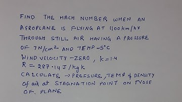 COMPRESSIBLE FLOW #STAGNATION PROPERTIES NUMERICAL