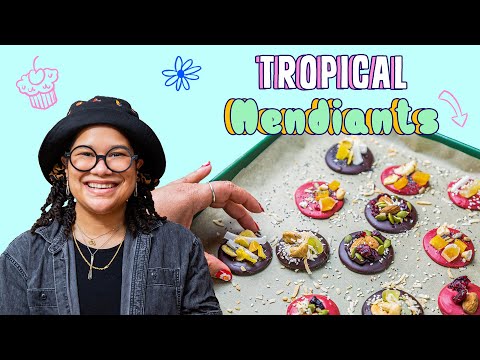 Try These Tropical Bite-Sized Chocolates - No Stove Needed | Tropical Mendiant | Pastries with Paola