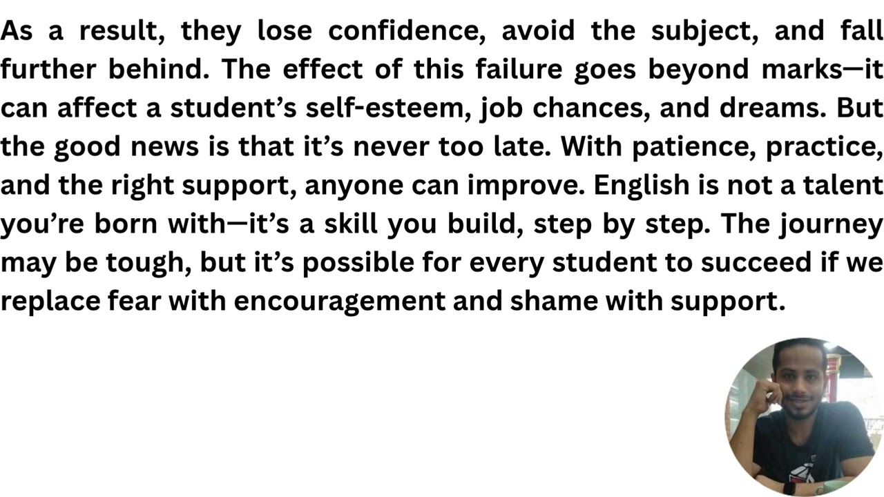 HSC Paragraph The Causes and Effects of Failure in English || HSC Cumilla Board Paragraph