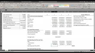 Decision Measures XL Part 3 - Operating Cash Flows