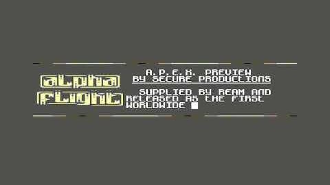 (AFL) Alpha Flight 1970 Intro 042 ! Commodore 64 (C64)
