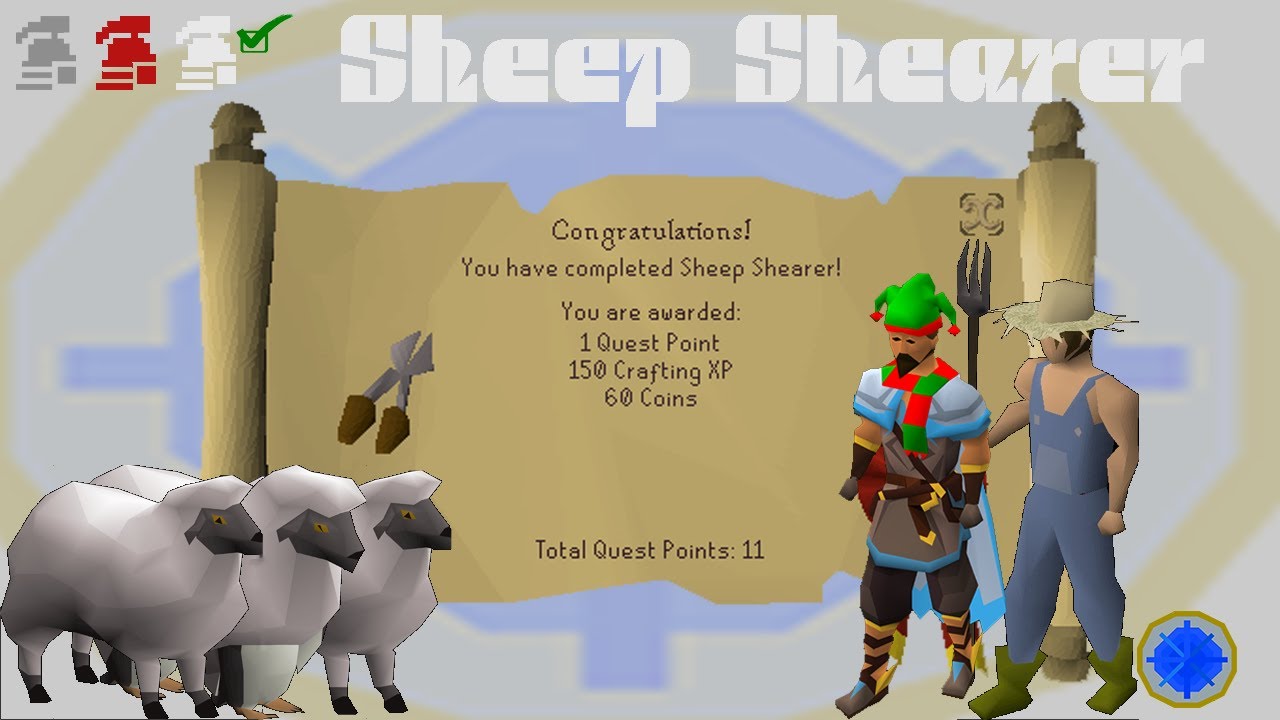 OSRS Sheep Shearer Quest Guide Ironman Approved YouTube