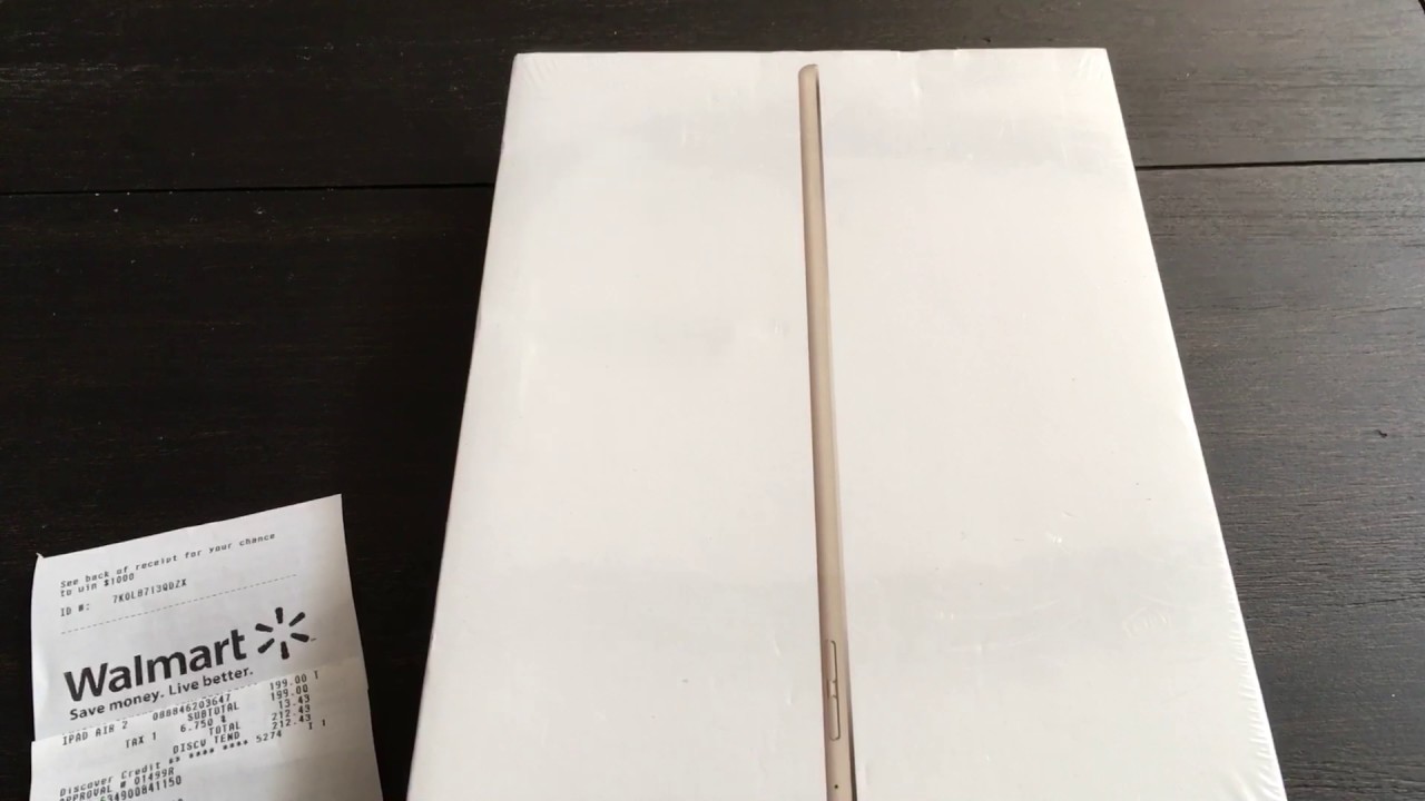 Walmart iPad Air 2 score and shoutouts upload image