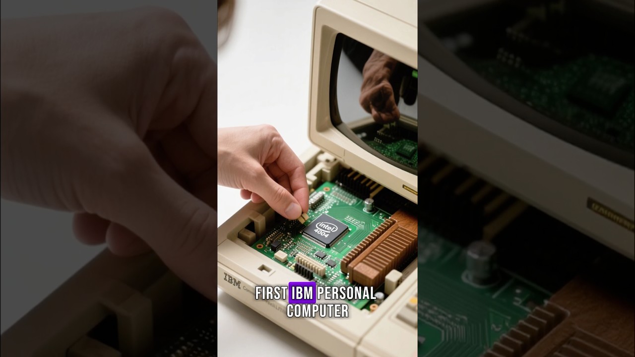 ⁣How a Calculator Chip Created the Computer Revolutionintel2 #history #facts