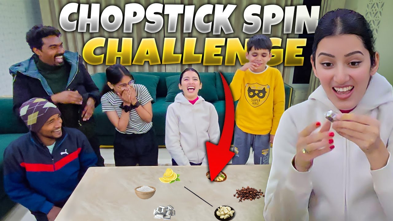 Kiski Hai Kismat Chopstick Spin Challenge 😨