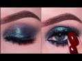 Glitter glam eye makeup tutorial step by step