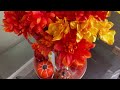 Decoración de otoño 🍁 en una sala pequeña.