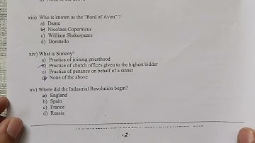 Class 9 ICSE History and Civics question paper 2025 | History class 9 previous year question paper