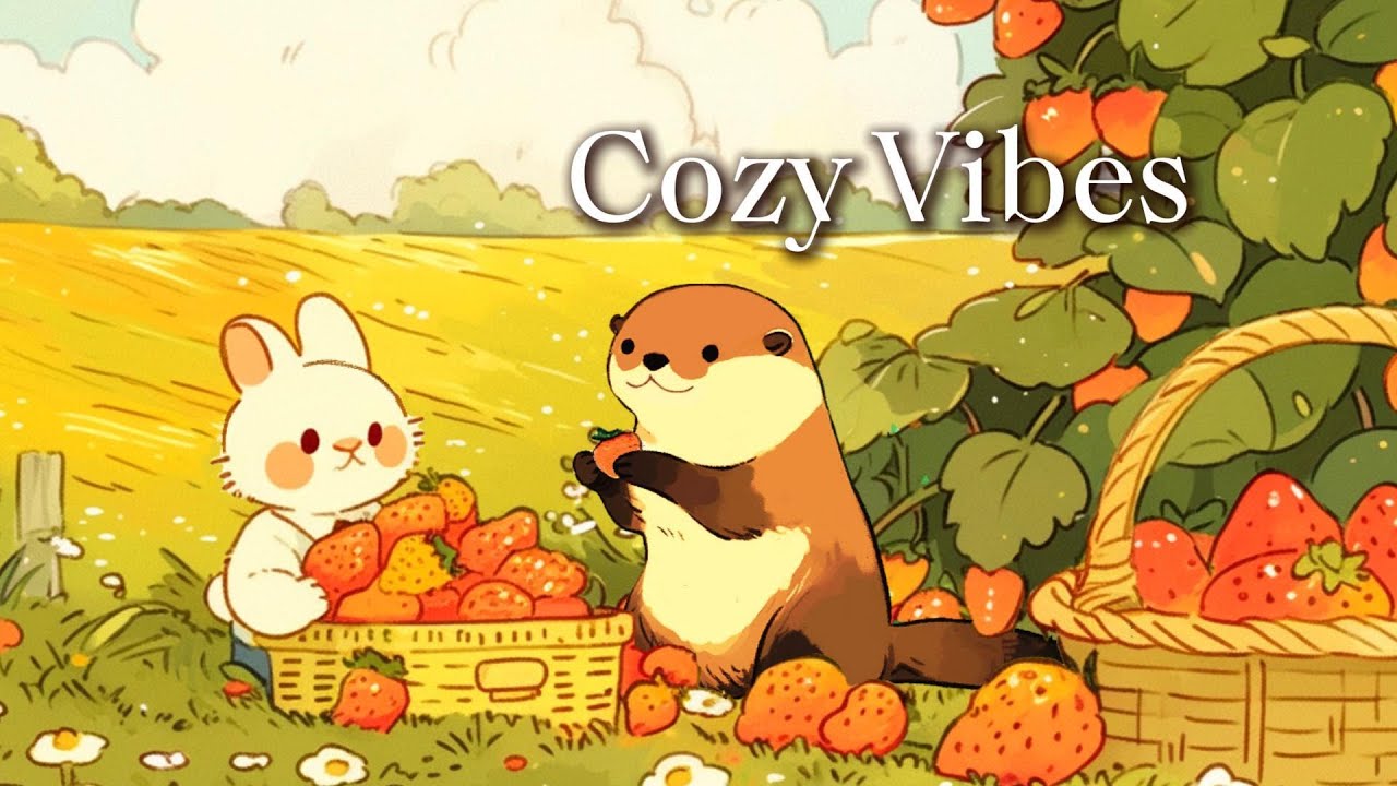 洋楽 Swarvy Elderberry beat lofi instrumental Sweet Strawberry Adventures🍓Relaxing Lofi Beats #lofihiphop