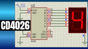 Working of CD4026 7-Segment Counter IC! Full Guide!