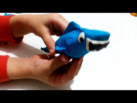 play doh shark