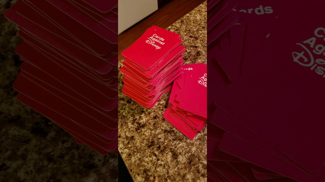 Cards Against Disney Part 1 (Unofficial CAH Expansion) - YouTube