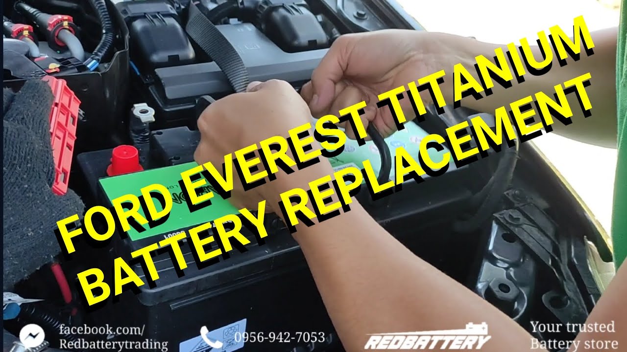 Ford everest titanium 2020 battery replacement - YouTube