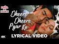 Dheere Dheere Pyar Ko Lyrical- Phool Aur Kaante | Ajay Devgn & Madhoo | Alka Yagnik, Kumar Sanu