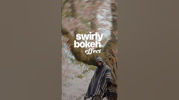 How To Get SWIRLY Bokeh #shorts