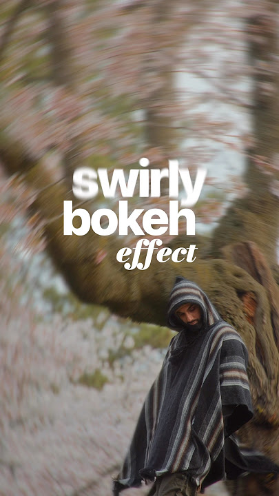 How To Get SWIRLY Bokeh #shorts