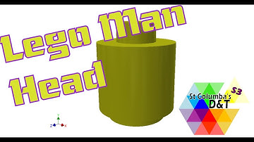 Lego Man Head - Autodesk Inventor 2015
